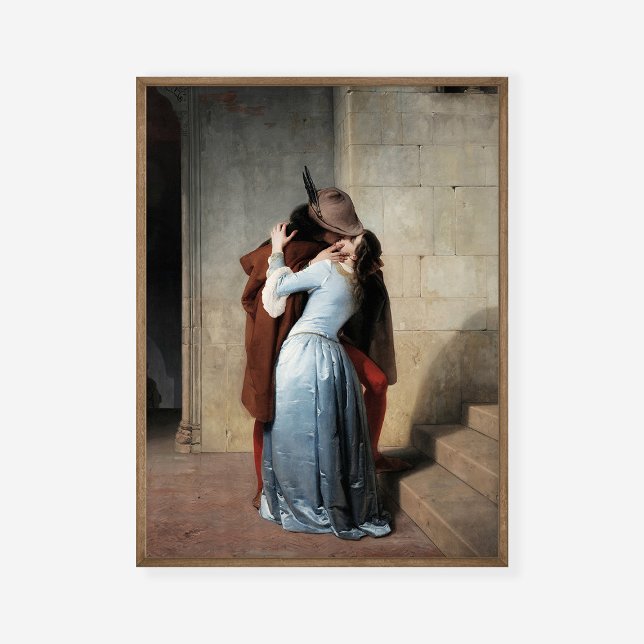 Francesco Hayez Kiss Il Bacio Art Exhibition Poster (Skapare uppladdad)