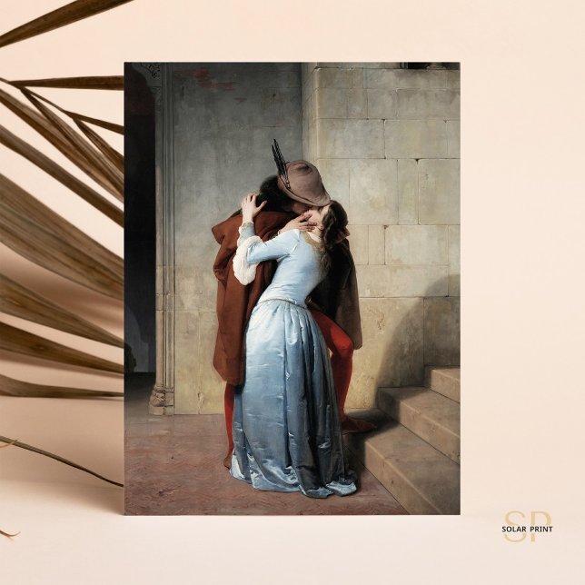 Francesco Hayez Kiss Il Bacio Art Exhibition Vykort (Skapare uppladdad)