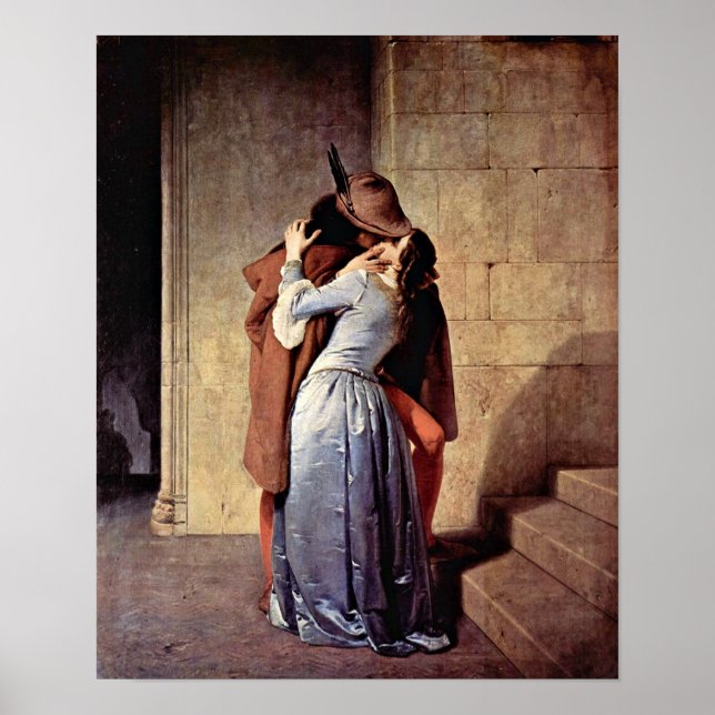 Francesco Hayez - Kiss Poster (Framsidan)