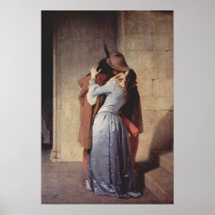 Francesco Hayez kyss Poster