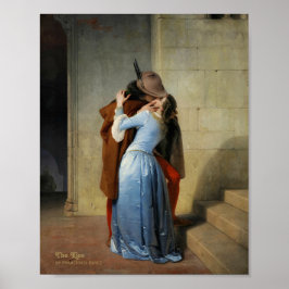 Francesco Hayez Romantic-målarnas kyss Poster