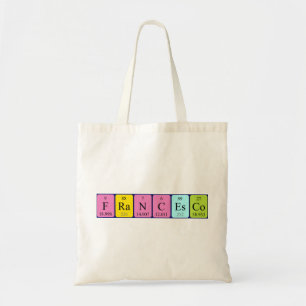 Francesco Periote bord namn tote bag Tygkasse