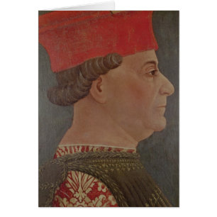 Francesco Sforza hertig av Milan Hälsningskort