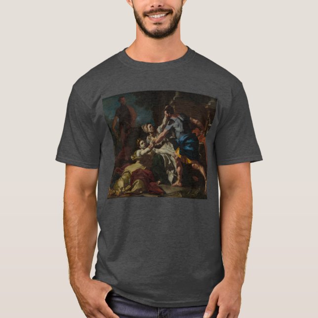 Francesco Solimena - Death of Messalina T Shirt (Framsida)