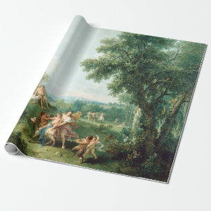 Francesco Zuccarelli landskap med utbildningen Presentpapper