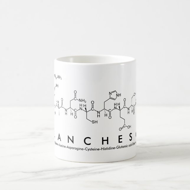 Franchesca peptide namn mugg (Center)