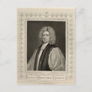 Francis Atterbury, biskop av Rochester Vykort