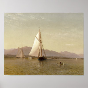 Francis Augustus Silva - Hudsonen på Tappanen Poster