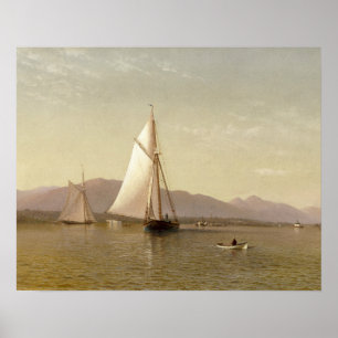 Francis Augustus Silva - Hudsonen på Tappanen Poster