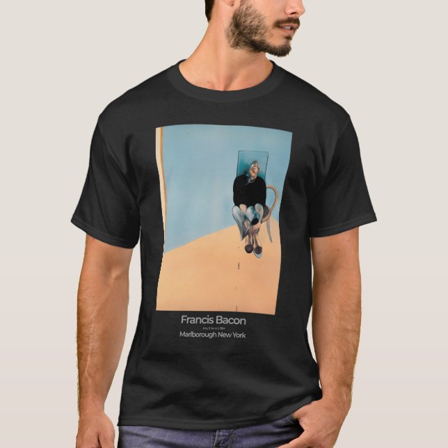 Francis Bacon Exhibition Art Poster 1984 - Study F T Shirt (Framsida)