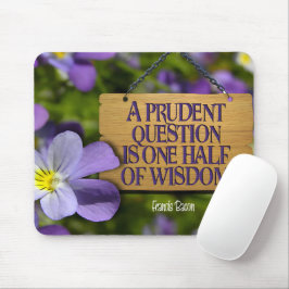 Francis Bacon Inspirational Quote "Wisdom" Musmatta