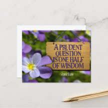 Francis Bacon Inspirational Quote "Wisdom"