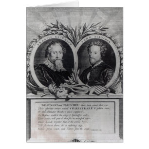 Francis Beaumont och John Fletcher Hälsningskort