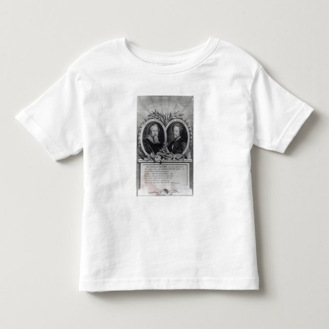 Francis Beaumont och John Fletcher T Shirt (Framsida)
