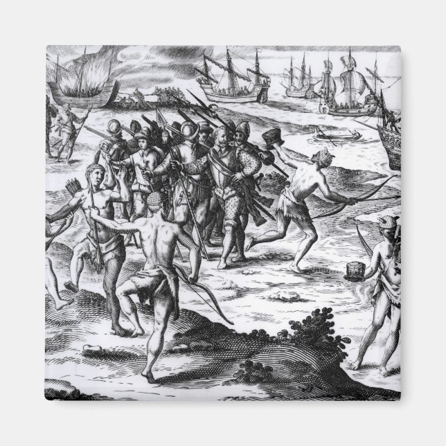 Francis Drake i den nya världen Magnet (Framsidan)