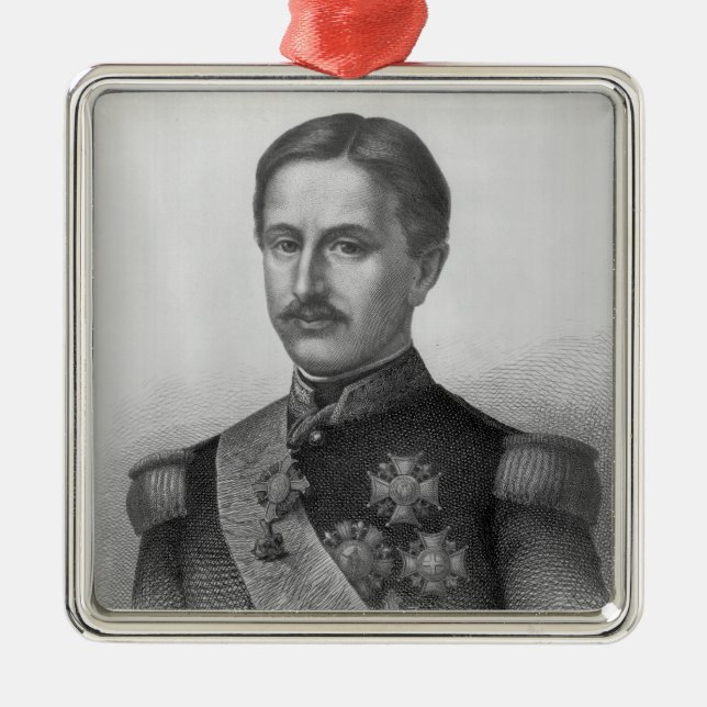 Francis II av tvåna Sicilies Julgransprydnad Metall (Framsidan)