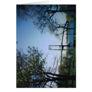 Francis Lewis Park Bridge View Hälsningskort