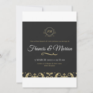 Francis & Marion Inbjudningar