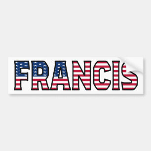 Francis Namn Vorname USA Aufkleber Sticker Auto Bildekal