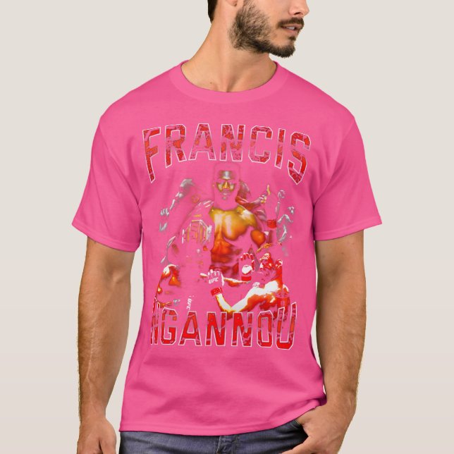 Francis Ngannou Vintage T Shirt (Framsida)