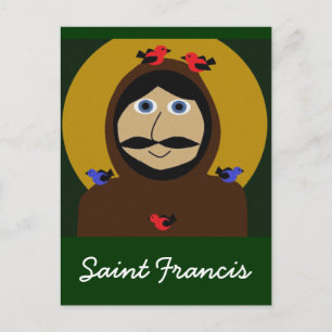 Francis och Fåglarna Vykort