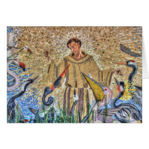 Francis of Assisi Mosaic OBS Kort