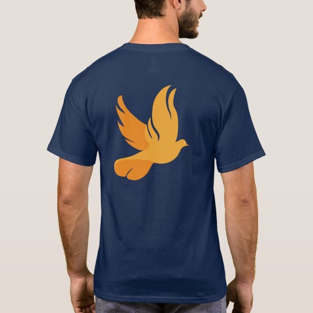 Francis på Backe Manar Tshirt Blue T Shirt (Baksida)
