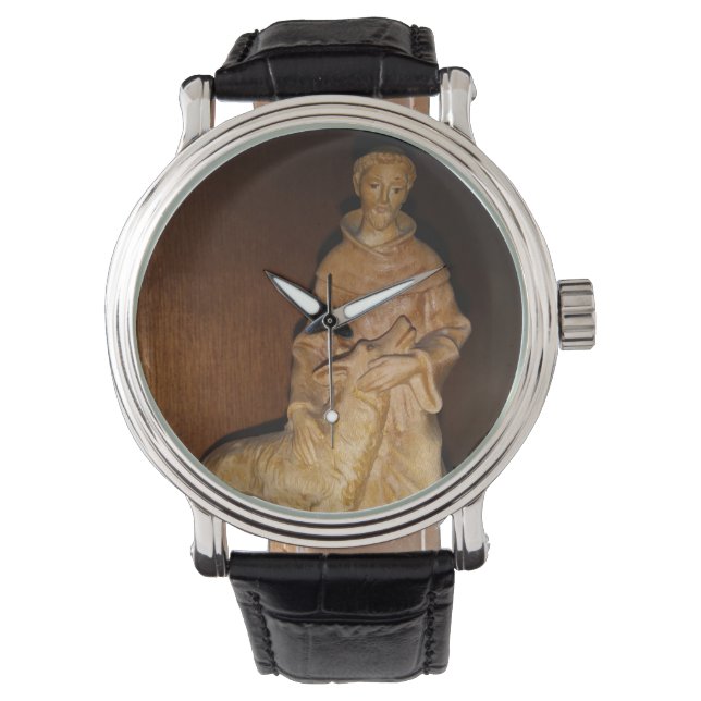 Francis Patron Saint of Animals Wrist Watch Armbandsur (Framsida)
