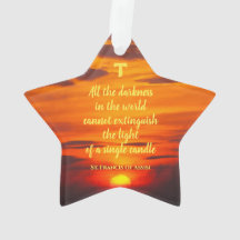 Francis Quotes med Franciscan Tau Kor Sunset