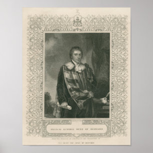 Francis Russell 5th Duke av Bedford Poster