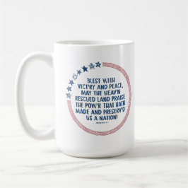Francis Scott Nyckel - Pising God for Freedom Kaffemugg
