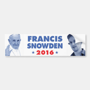 Francis Snowden bildekal 2016