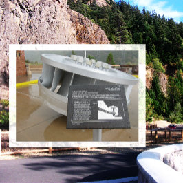 Francis Turbine Wheel, Flaming Gorge Dam, Utah Vykort