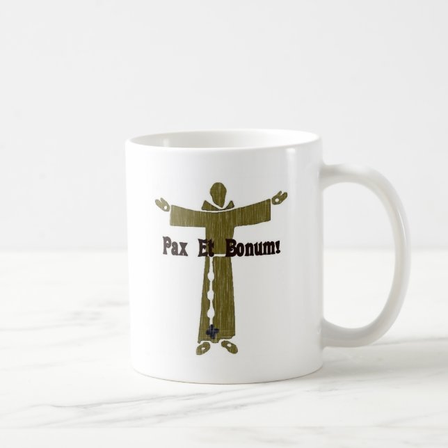Franciscan hälsningar kaffemugg (Höger)