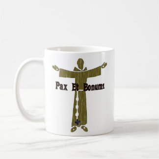Franciscan hälsningar kaffemugg