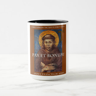 Franciscan kaffemugg för Pax Et Bonum