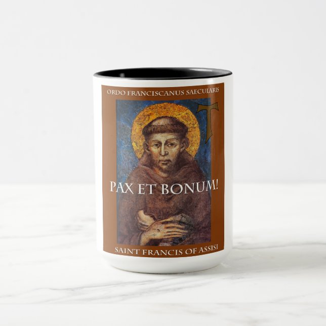 Franciscan kaffemugg för Pax Et Bonum (Center)