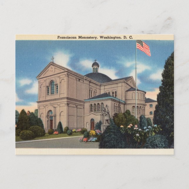 Franciscan Monastery, Washington D.C. Vykort (Framsida)