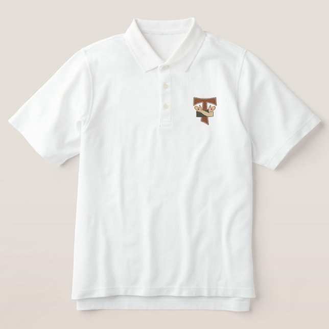 Franciscan Tau embroized Polo (Design Front)
