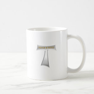 Franciscan Tau Kor Peace and Bra Silver & Guld Kaffemugg