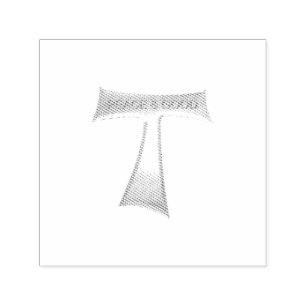 Franciscan Tau Kor Peace and Bra Silver & Guld Självfärgande Stämpel