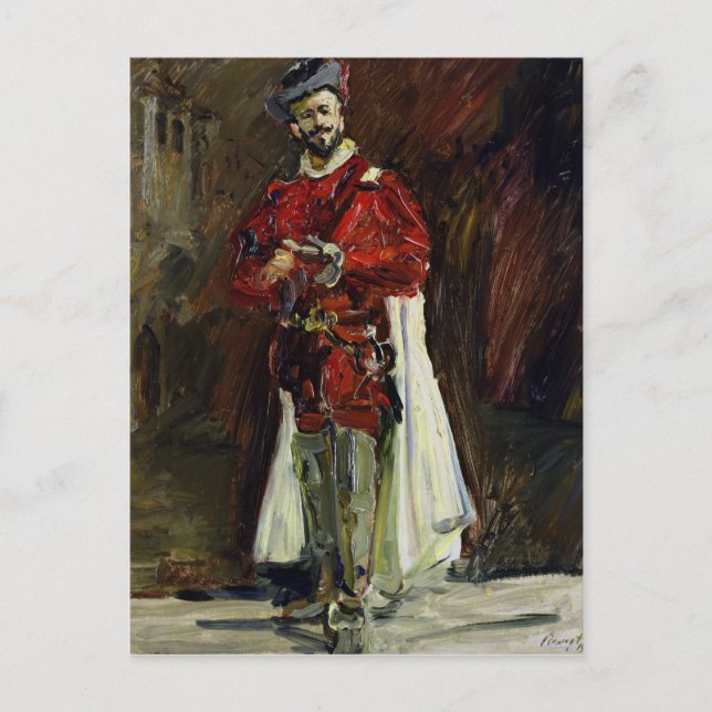 Francisco D'Andrade as Don Giovanni, 1912 Vykort (Framsida)