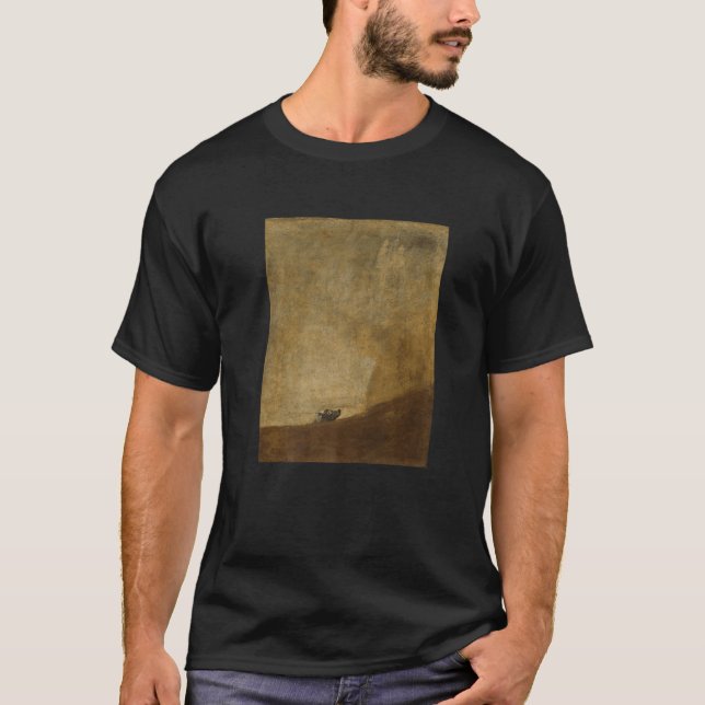 Francisco De Goya är Hund T Shirt (Framsida)