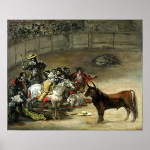 Francisco de Goya Bullmatch, Suerte de Varas Poster