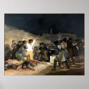 Francisco de Goya Den tredje maj 1808 Poster