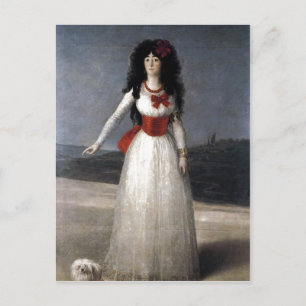 Francisco de Goya Espa?ol: Duquesa de Alba 1795 Te Vykort