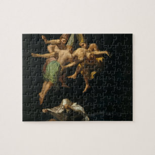 Francisco de Goya Flykt av häxor 1798 Pussel