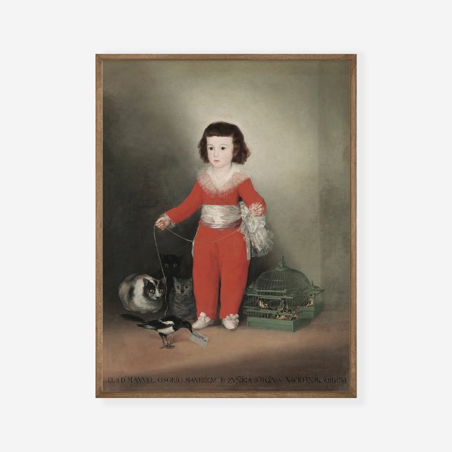 Francisco de Goya Red Boy Manuel Osorio de Zuniga Poster (Skapare uppladdad)
