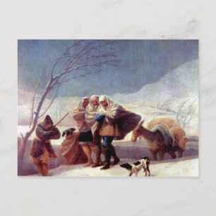 Francisco de Goya - snöstormen Vykort