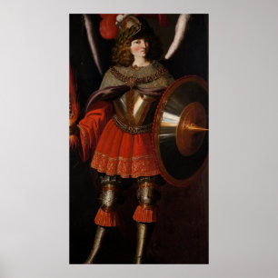 Francisco de Zurbarán - Archangel Michael - 17:e C Poster